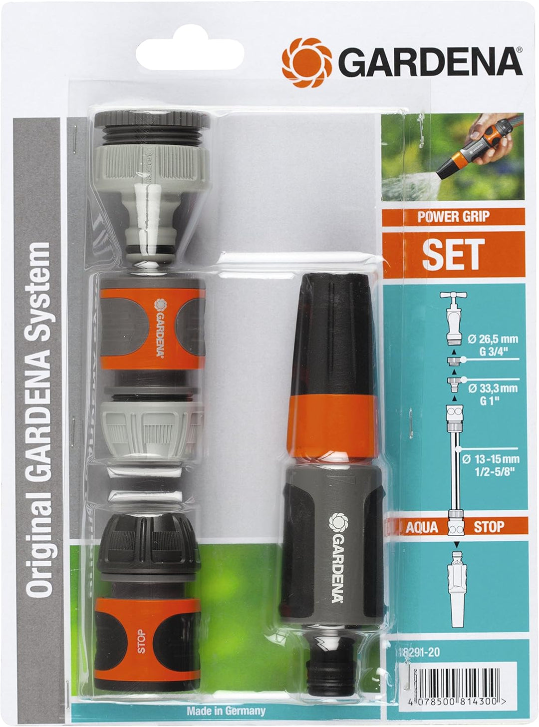 Gardena Classic Schlauch 13 mm (1/2 Zoll), 50 m: Universeller Gartenschlauch aus robustem Kreuzgeweb
