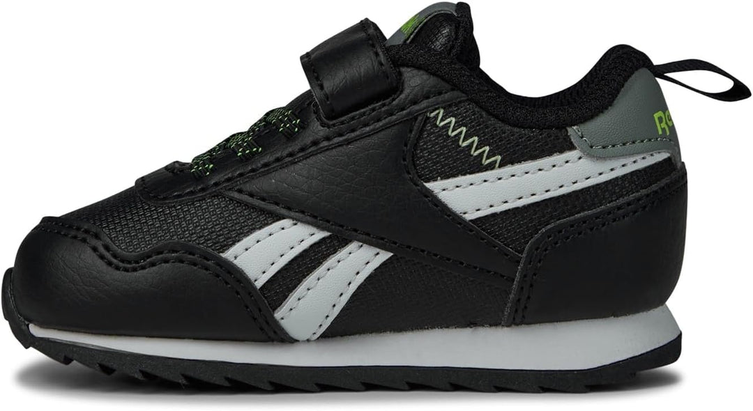 Reebok Unisex Baby Royal Classic Jogger 3 Sneaker 20 EU Core Black Harmony Green Acid Yellow, 20 EU