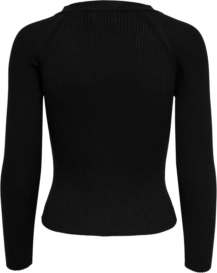 ONLY Damen Onlmaddie Ls V-Neck Cardigan Cc KNT Strickjacke M Schwarz, M Schwarz