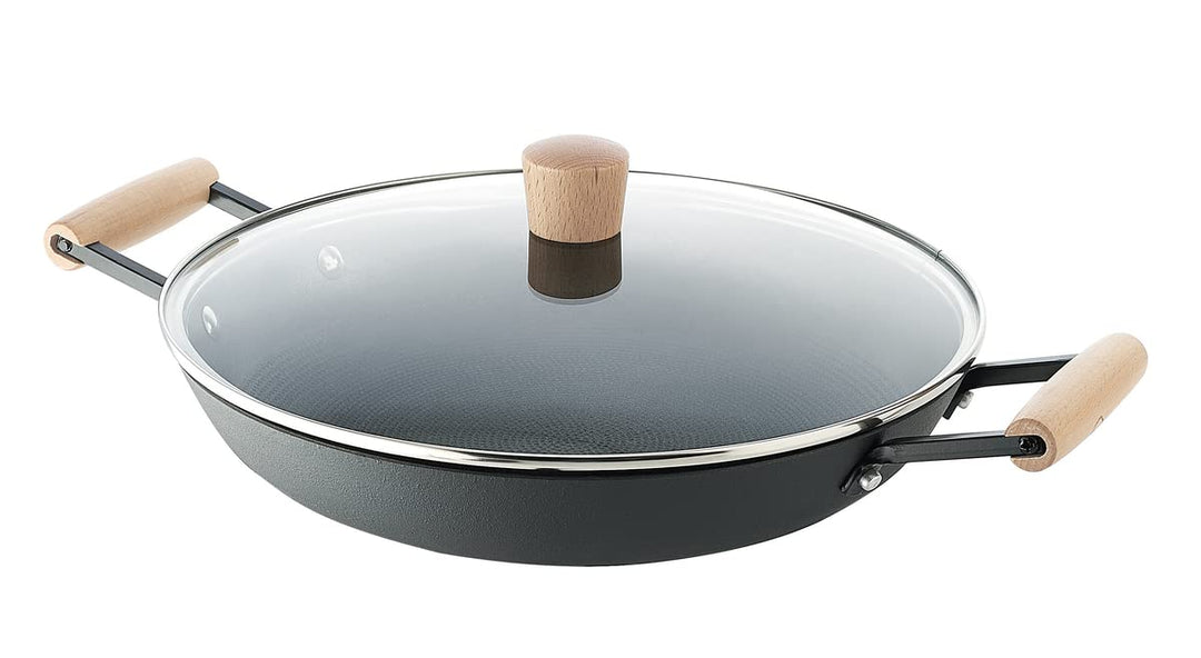 Rohe Germany Servierpfanne John mit Deckel, 30 cm, Induktion, 218283-30