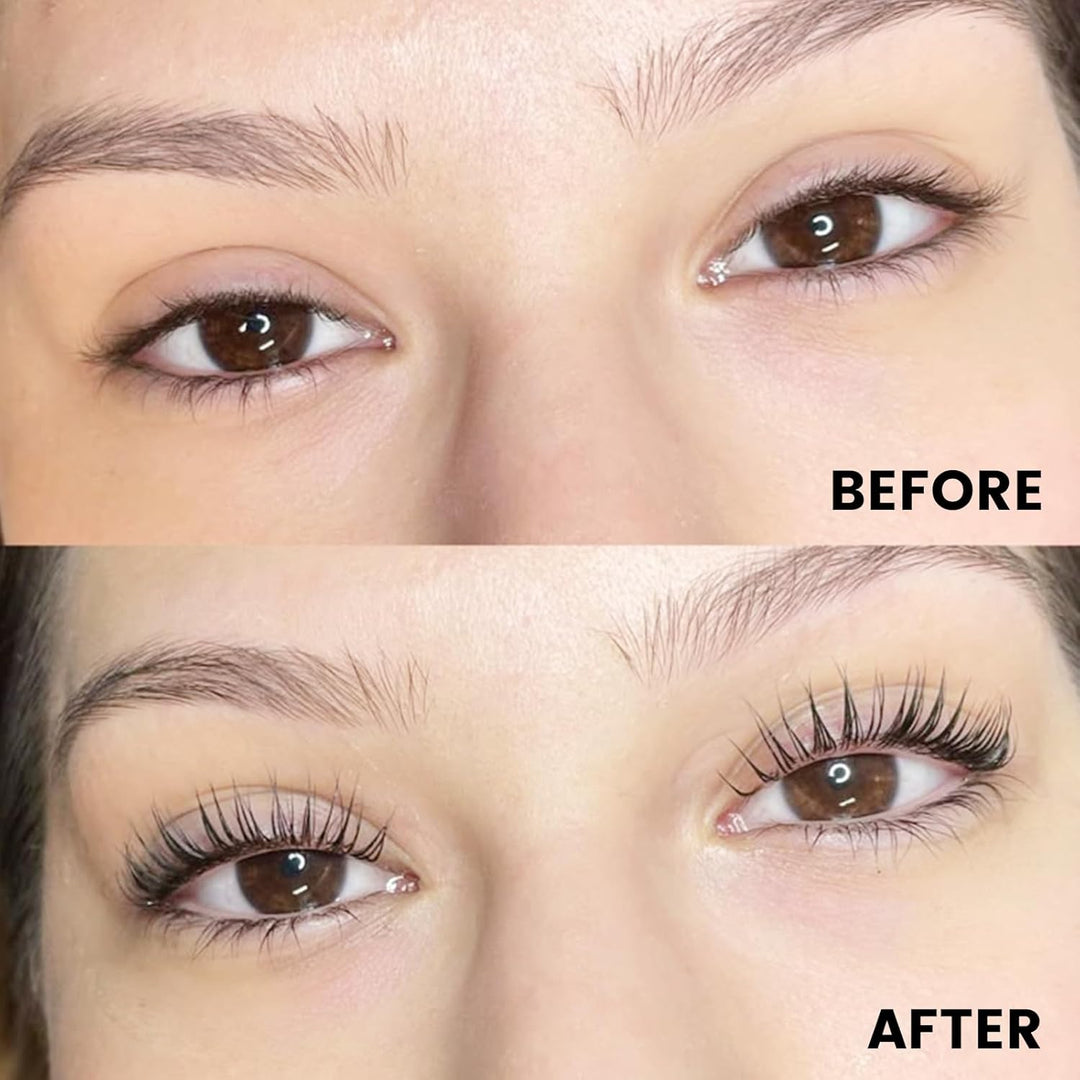 Lomansa Wimpernlifting Set, Lash Lifting Set, Augenbrauen Lifting, Lotion in Sachets, einfache Anwen