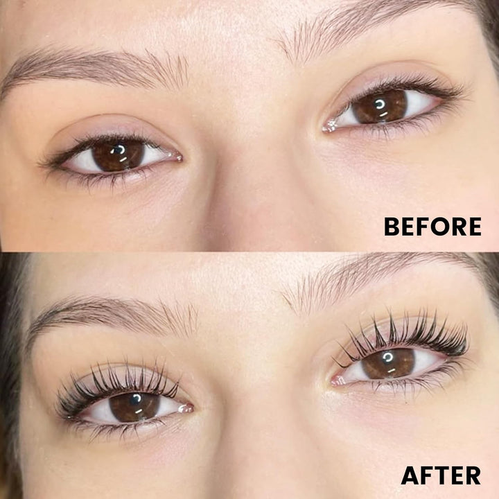 Lomansa Wimpernlifting Set, Lash Lifting Set, Augenbrauen Lifting, Lotion in Sachets, einfache Anwen