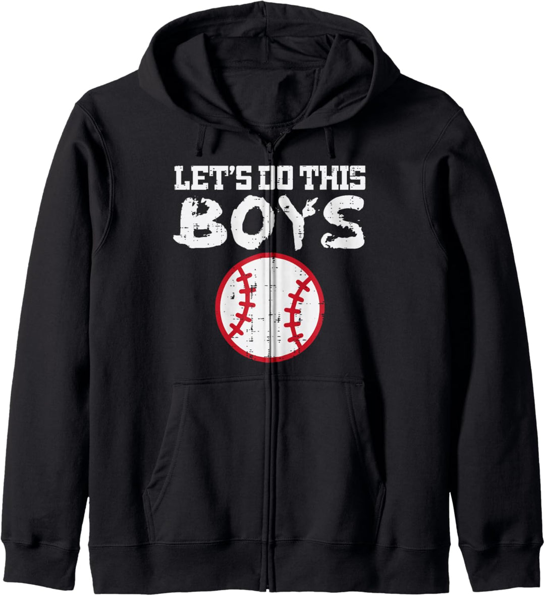 Lässt dies Jungen Baseball Cool Sportspieler Team Trainer Herren Kapuzenjacke