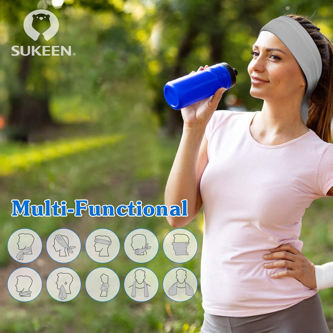 Sukeen Kühlendes Handtuch, 4er Set Kühlhandtuch Cool Towel, Gym Handtuch, Eishandtuch Kühltuch Hals,