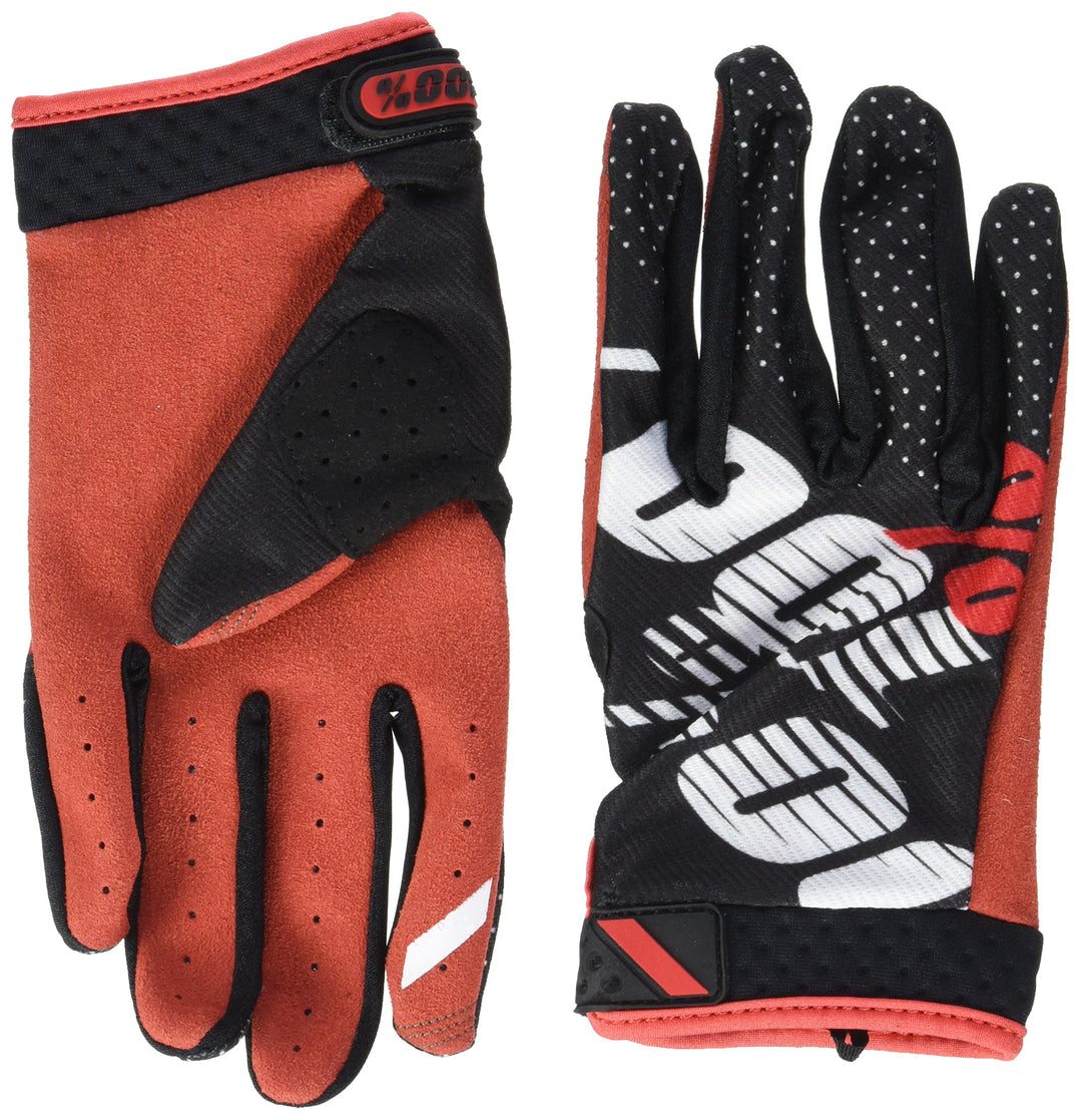 100% Ridefit Handschuhe XXL schwarz / rot, XXL schwarz / rot