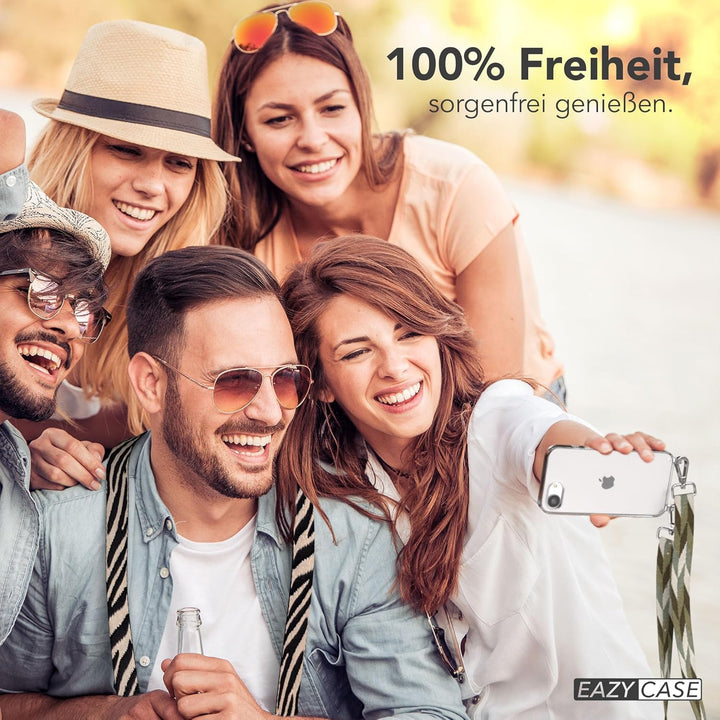 EAZY CASE Handykette - Verstellbares Taschenband kompatibel mit iPhone 17e, Schulterriemen, Handykor