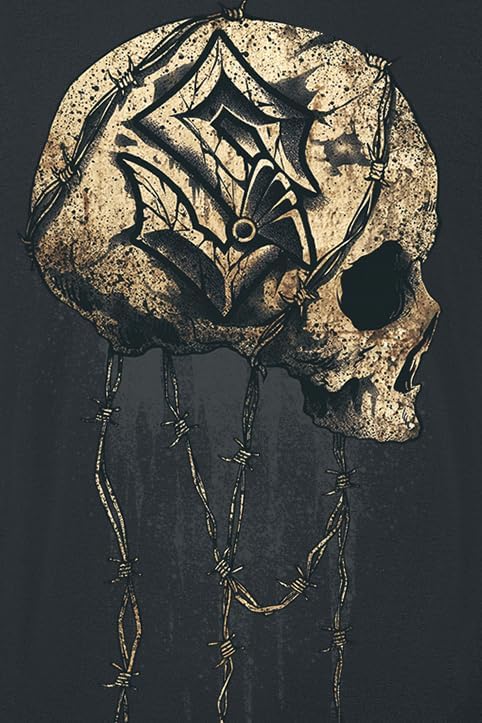 Sabaton Barbed Wire Skull Männer Langarmshirt schwarz Band-Merch, Bands, Nachhaltigkeit 3XL Schwarz,