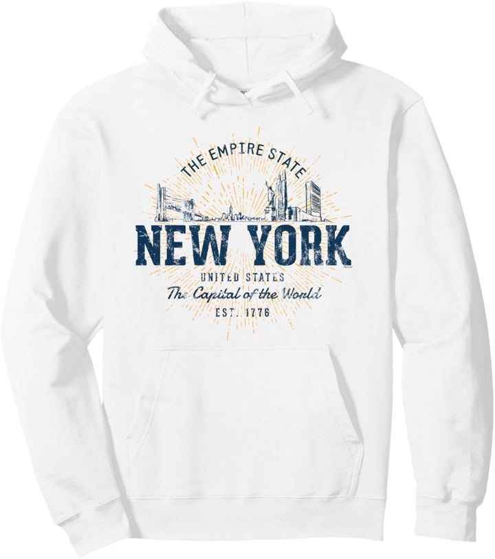 Vereinigte Staaten Retro Stil Vintage New York Pullover Hoodie