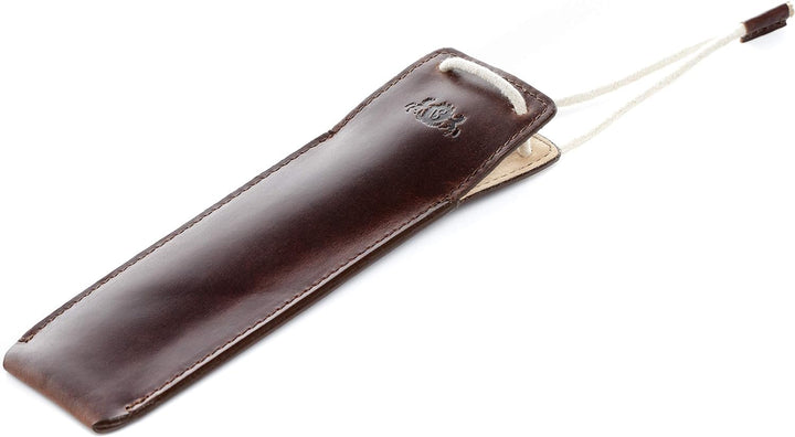 SID & VAIN Etui Tony aus Premium Leder I Federmappe klein für Herren und Damen I Schlampermäppchen b