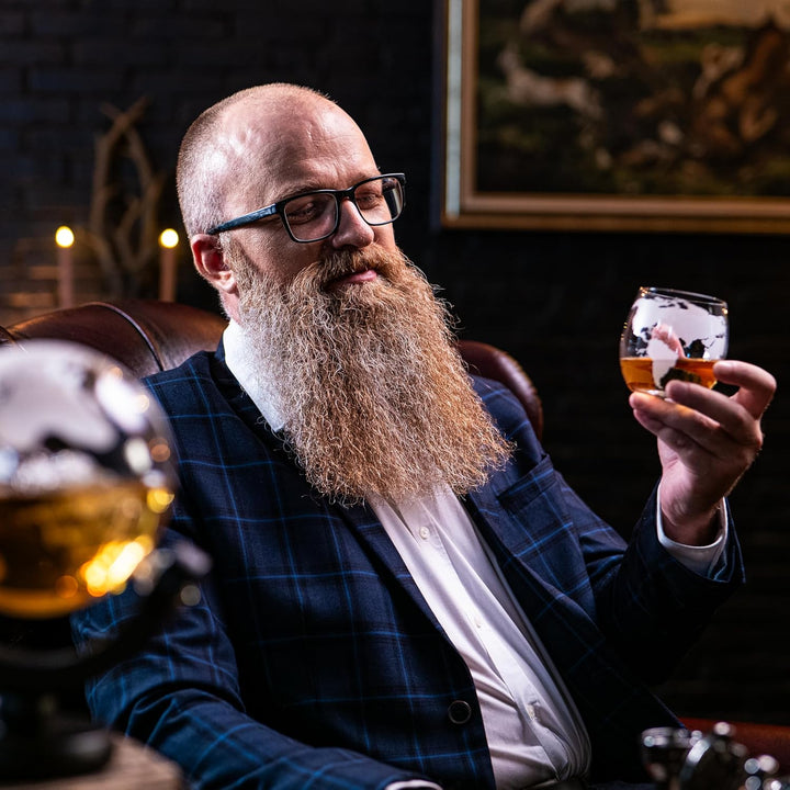 WHISISKEY Whisky Karaffe Set - Whiskey Geschenkset - Geschenke für Männer - Männergeschenke Geschenk