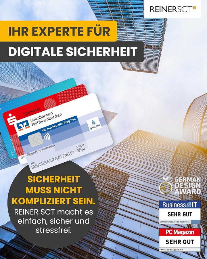 REINER SCT cyberJack RFID Chip-Kartenlesegerät standard | Generator für Online-Banking (HBCI / FinTS