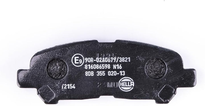 HELLA PAGID 8DB 355 020-131 Bremsbelagsatz - T2154 - Dicke/Stärke: 15.2mm - Bremssystem: Akebono - n
