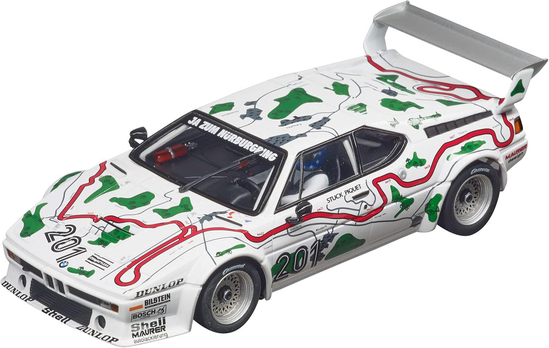 Carrera Evolution I BMW M1 Procar No.201 Nürburgring 1000km 1980 I Auto für Rennbahn | Rennbahnen un