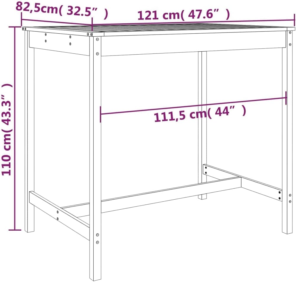Tidyard Gartentisch Garten Esstisch Holztisch Balkontisch Terrassentisch Campingtisch Partytisch Bei