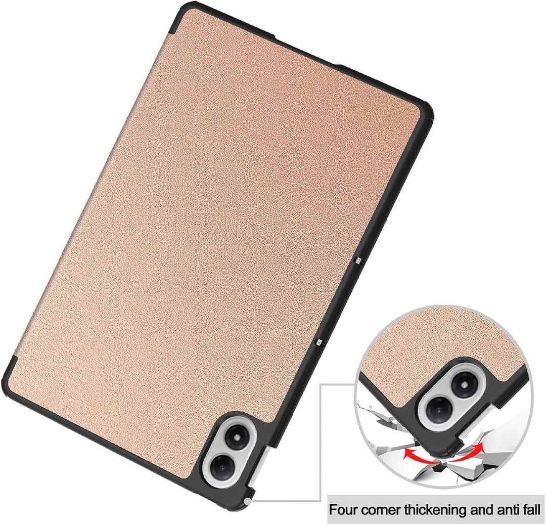 GIOPUEY Hülle Kompatibel mit Xiaomi Redmi Pad 2 Pro 12.1 2025, Flip Case [Bracket-Funktion] 360° Sch