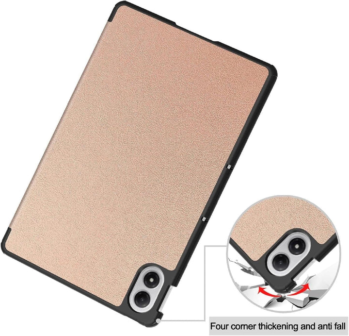 GIOPUEY Hülle Kompatibel mit Xiaomi Redmi Pad 2 Pro 12.1 2025, Flip Case [Bracket-Funktion] 360° Sch