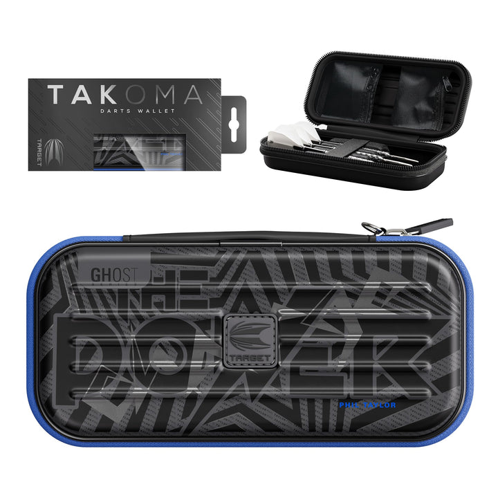 Target Darts Phil Taylor Ghost Series Takoma Wallet Regular – Dartkoffer schwarz/weiss | The Power“