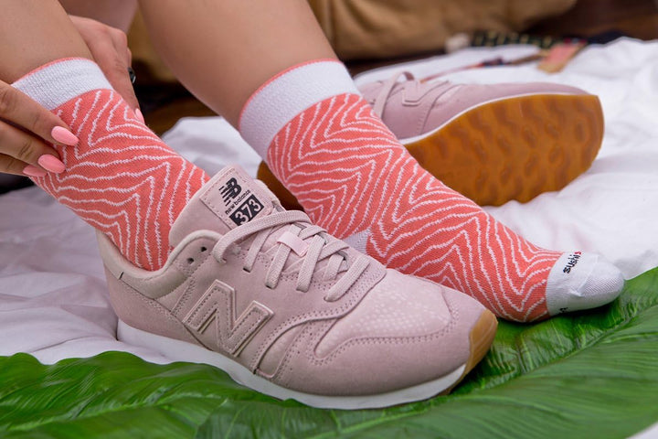 Rainbow Socks - Damen Herren - Sushi Socken Tamago Lachs 3x Maki - 5 Paar S Mehrfarbig, S Mehrfarbig