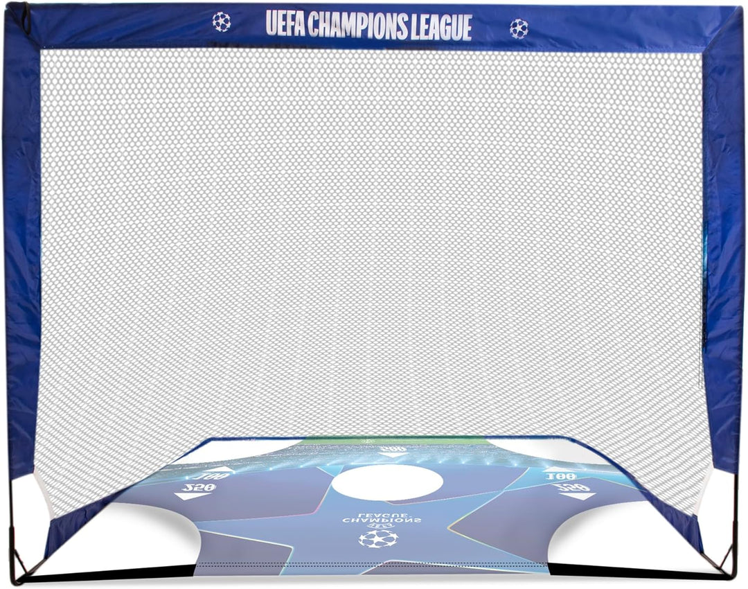 Offiziell Lizenziertes UEFA Champions League-Tor – 1,22 m x 0,91 m mit Zielscheibe, UCL tragbares Ne