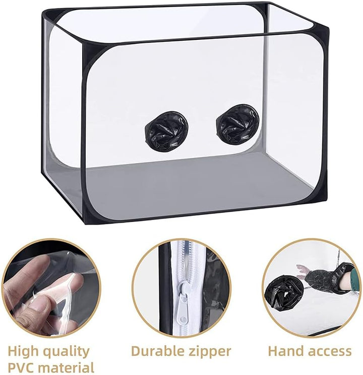 35,8 x 23,2 x 22,8 Zoll Pilzzucht-Stillluftbox Pop-up-Pilzzuchtzelt-Kit Tragbarer Pilzzuchtbehälter