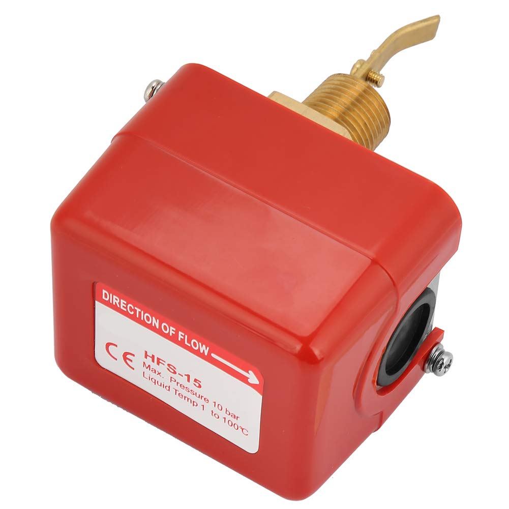 Wasserpaddel Durchflussschalter 1/2 Wasser/Durchflusssensor Edelstahl Flüssigkeitsdurchfluss-Schalte