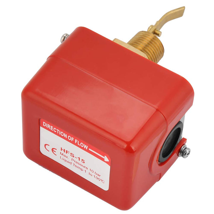 Wasserpaddel Durchflussschalter 1/2 Wasser/Durchflusssensor Edelstahl Flüssigkeitsdurchfluss-Schalte