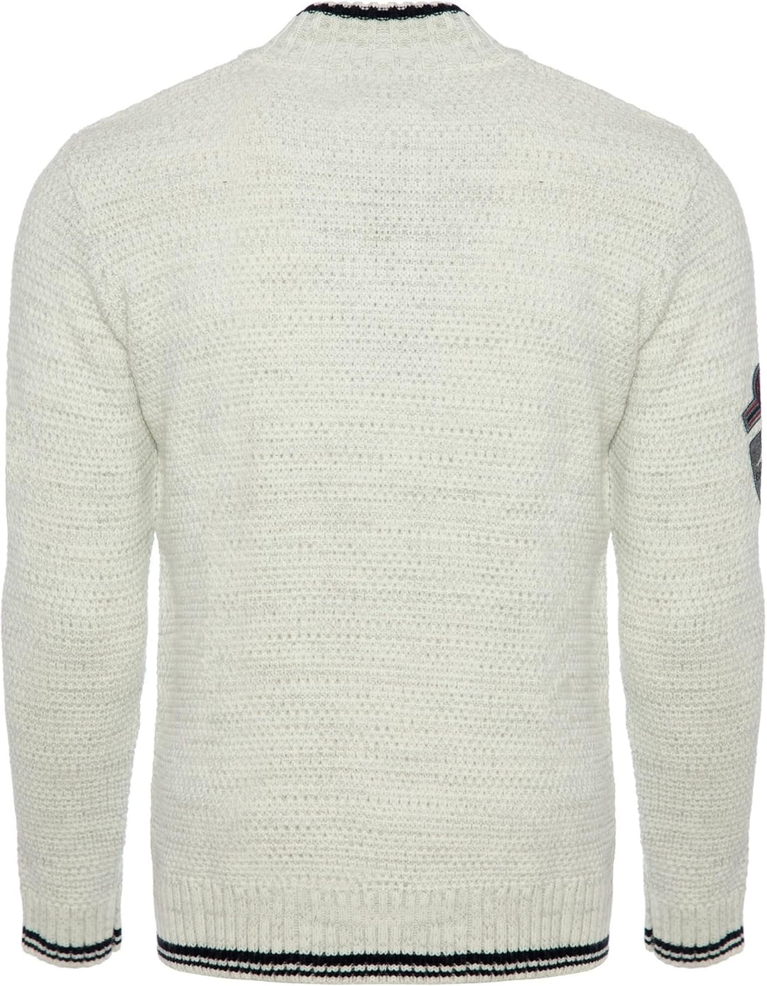 Carisma Strickpullover für Herren • Herren Troyer mit Stickerei • Angenehmer Regular Fit Pullover fü