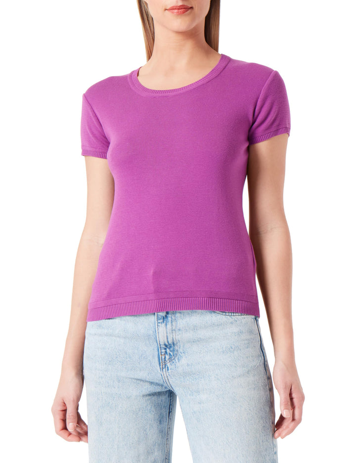 United Colors of Benetton Pullover Damen L Violett 007, L Violett 007