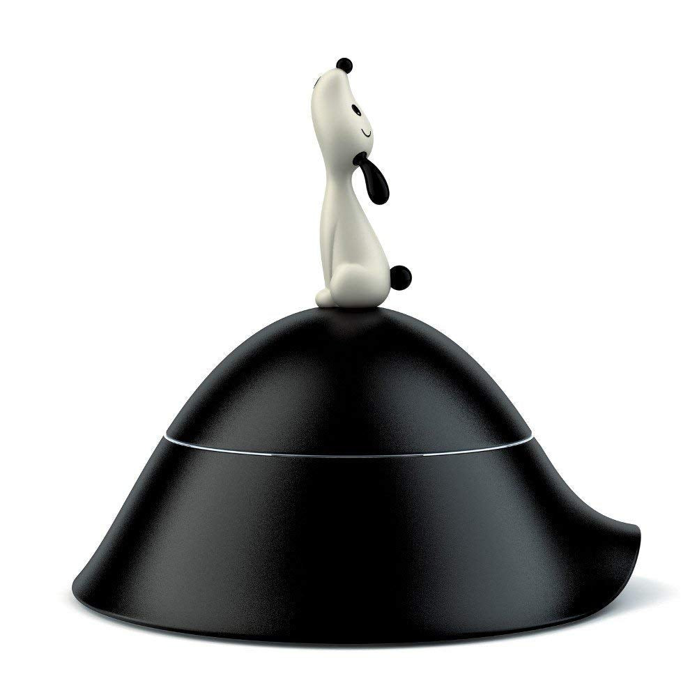 Alessi "LULÁ" Hundenapf, schwarz Black, Black