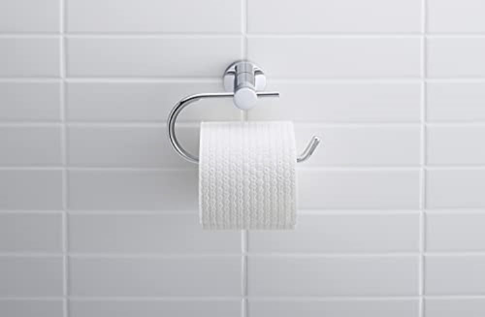 Duravit Papierrollenhalter D-Code, Toilettenpapierhalter für 1 Rolle, Klopapierhalter Wandmontage, C