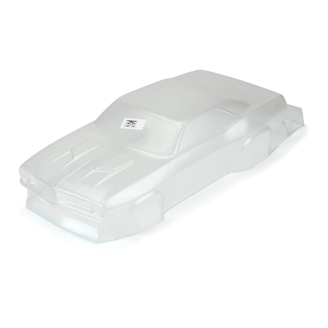 1/10 1972 Plymouth Barracuda Clear Body: Drag Car