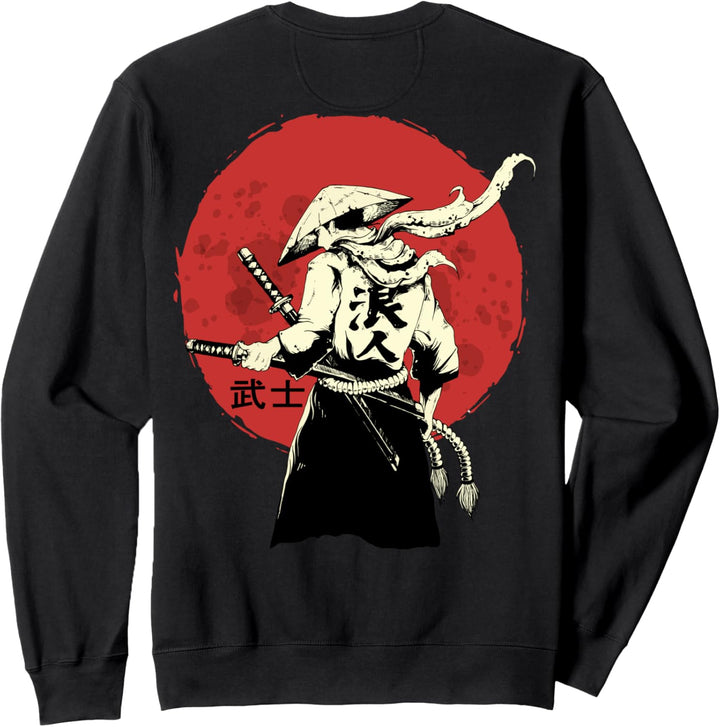 Retro Altes Japan - Tokio Samurai-Krieger - Samurai Katana Sweatshirt