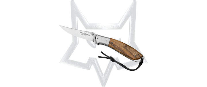 Fox Knives Taschenmesser Gesamtlänge 21,5 cm Linerlock Griffbeschalung Bocote Holz Art. BR-011W