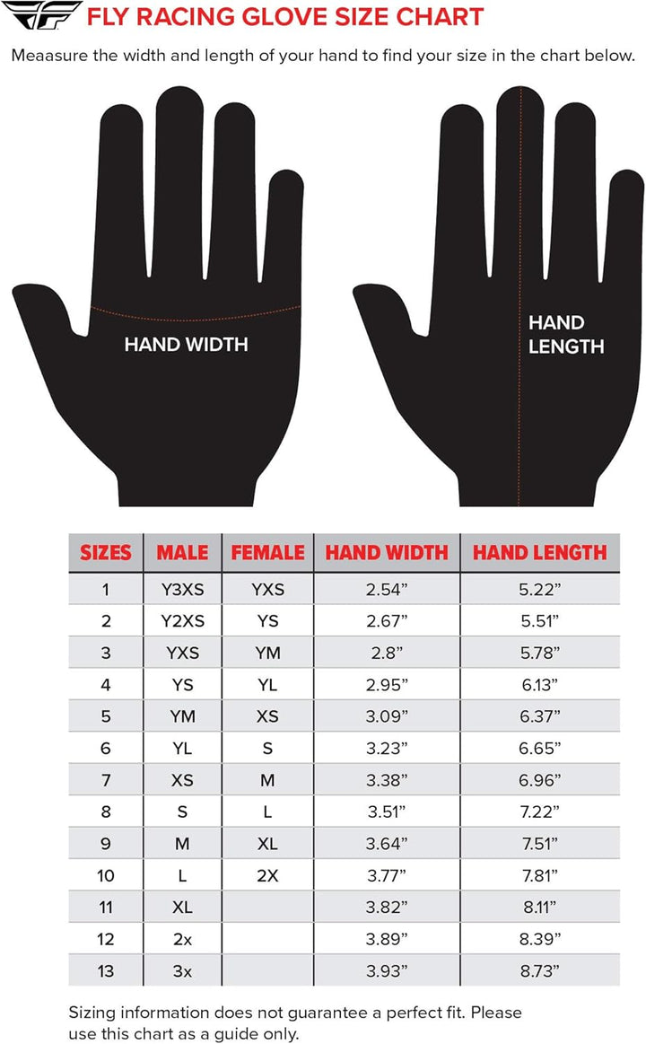 Fly Racing Jungen F-16 Gloves x, Blue Black