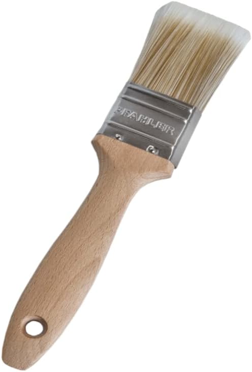 Osmo Dekorwachs Transparent 0,75 l (Weiss matt 3186) + Flächenstreicher Pinsel von Pfahler, Weiss Ma