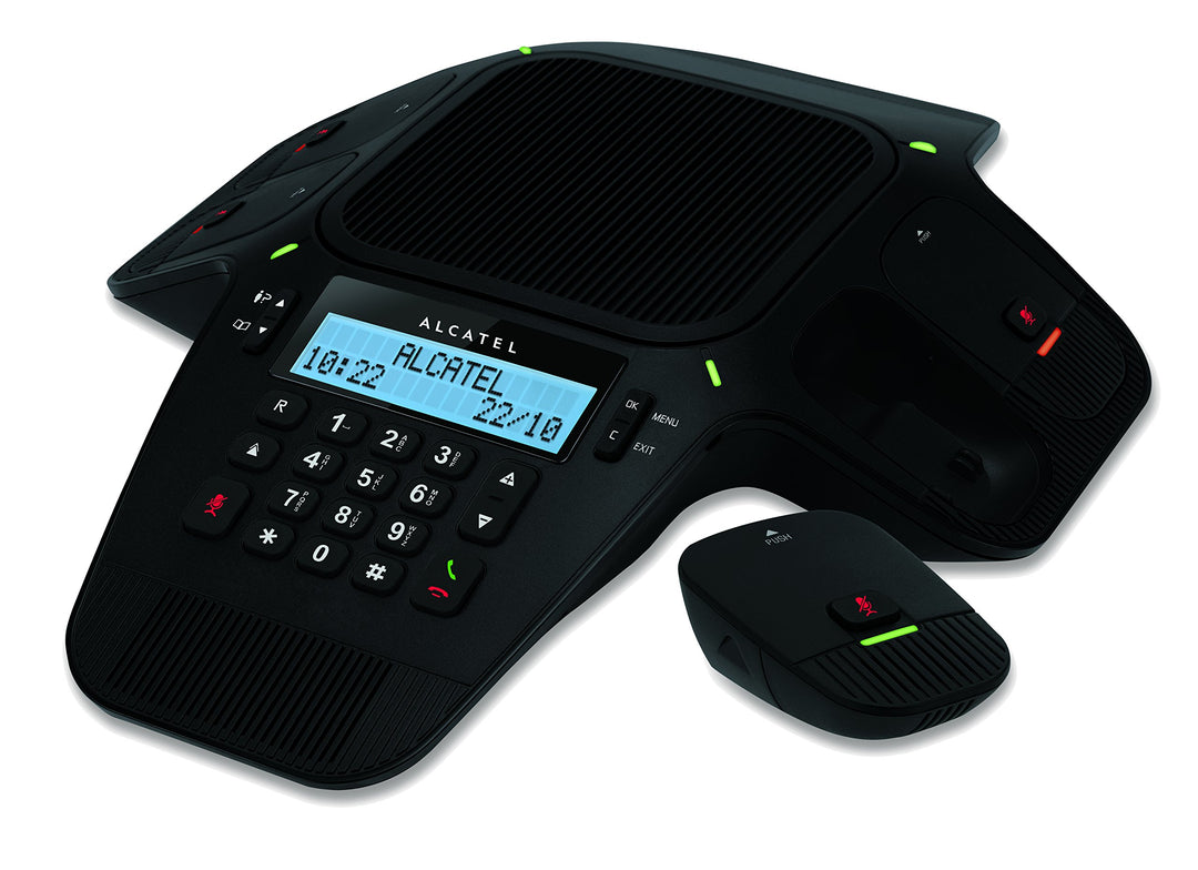 Alcatel Conference 1800 Konferenztelefon DECT inkl. Mobilteil Schwarz, Blau