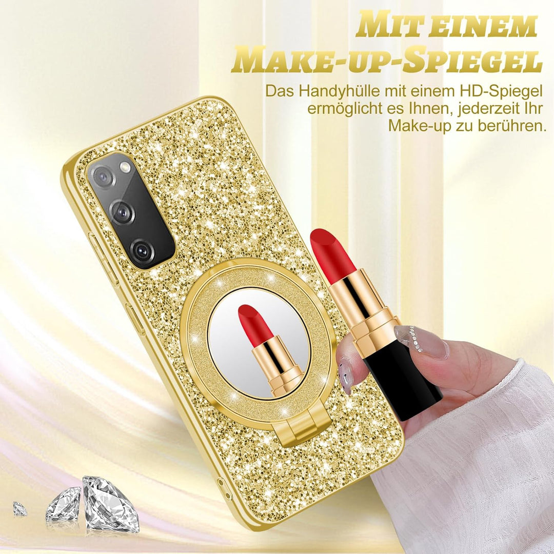 Fiyer für Samsung Galaxy S20 FE Hülle Glitzer Bling Sparkle Original Handyhülle für Samsung S20 FE 5