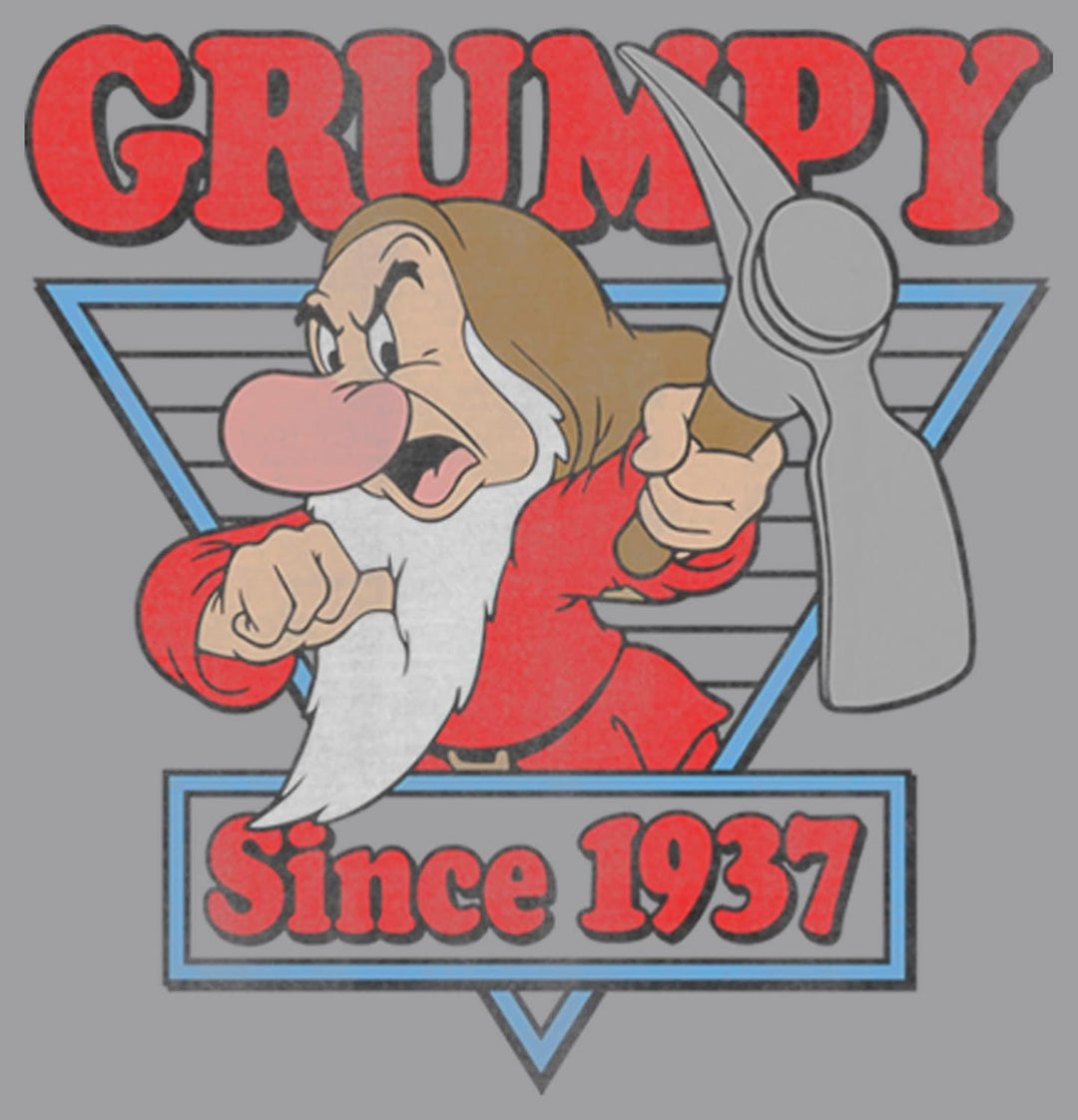 Disney Kids A Little Grumpy Hoodie L Heather Grey, L Heather Grey