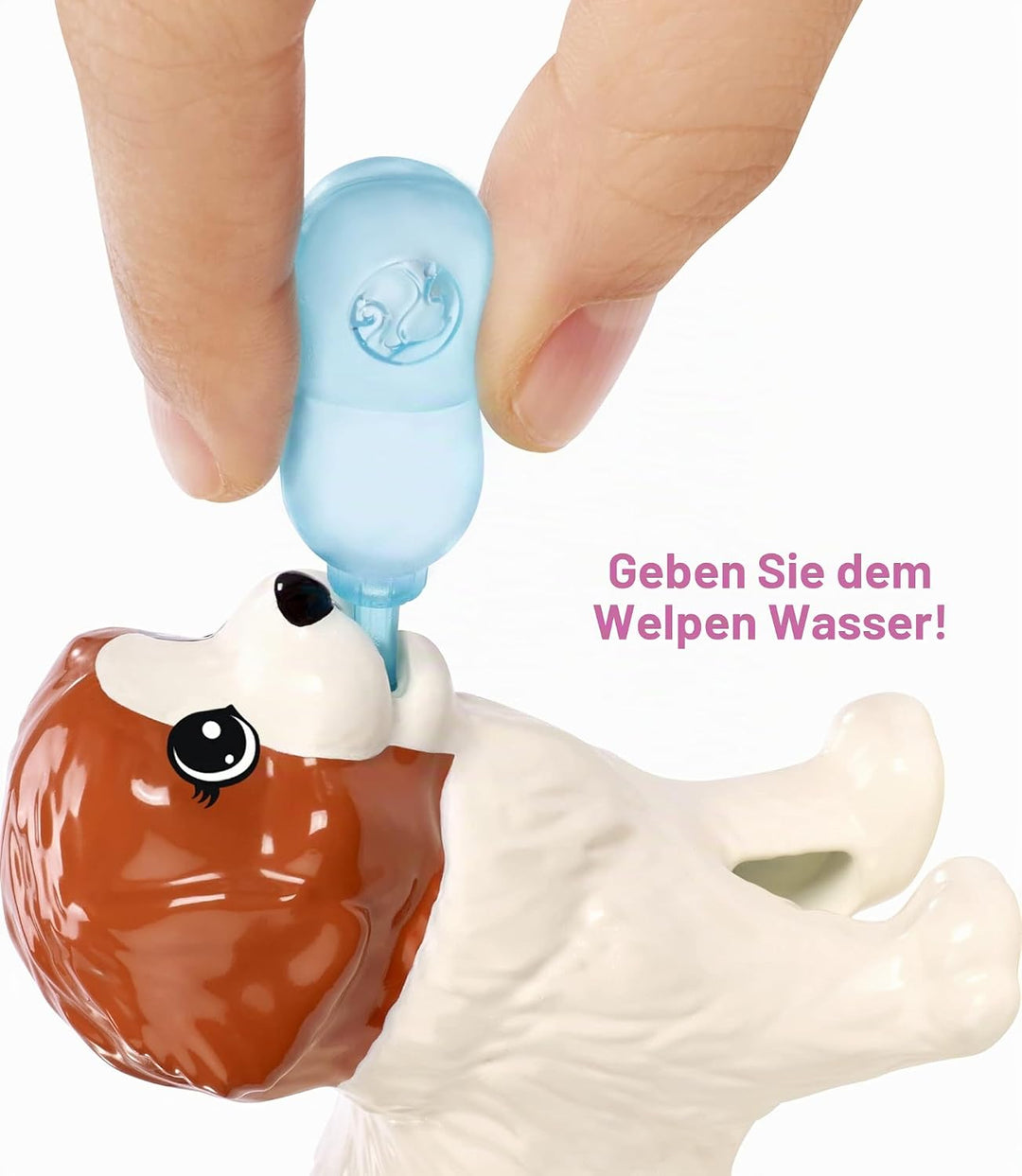 Barbie FXH08 - Hundesitterin, blond, Spielset mit 4 Hunden, mit einem Häufchen machenden und einem P