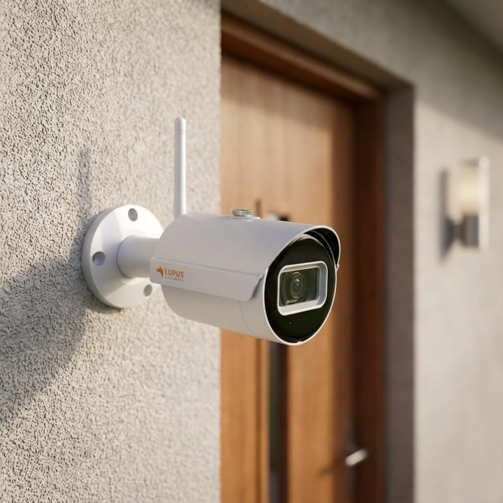 Lupus LE202 WLAN IP Kamera, Mini Überwachungskamera für aussen, SD Aufzeichnung, Deutscher Herstelle