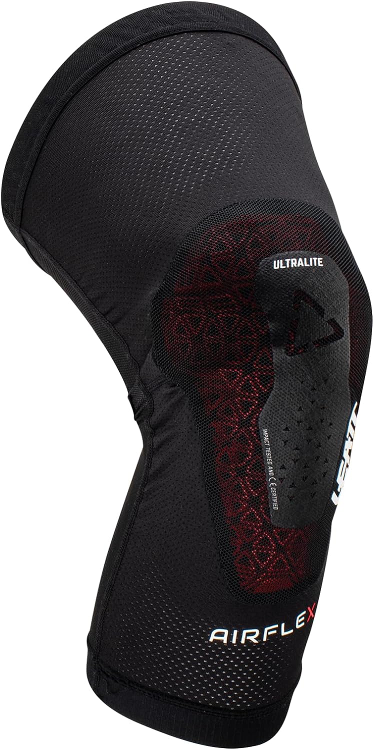 Leatt Knieschoner Airflex Ultralite Schwarz L schwarz, L schwarz
