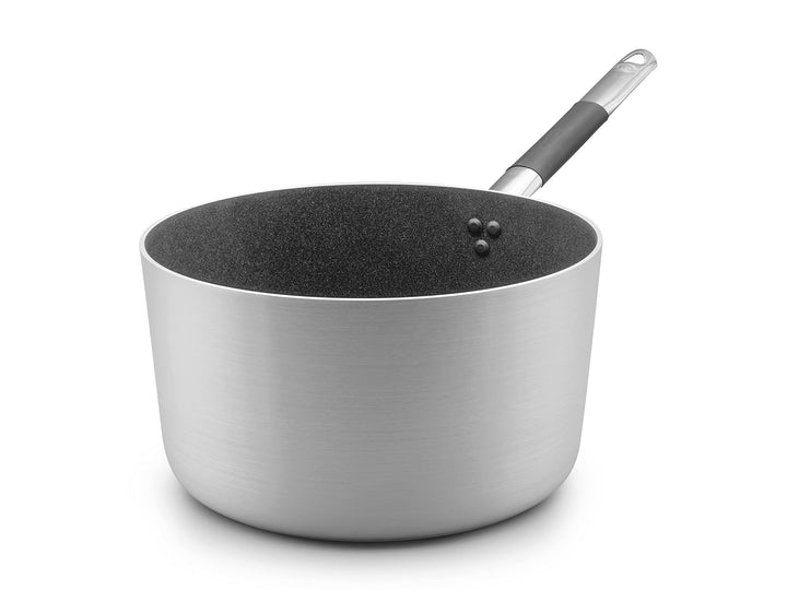 Pentole Agnelli ALSC105GC20 Linea Shark Skin, hohe Antihaftbeschichtung, mit 1 Edelstahlgriff, 20 cm