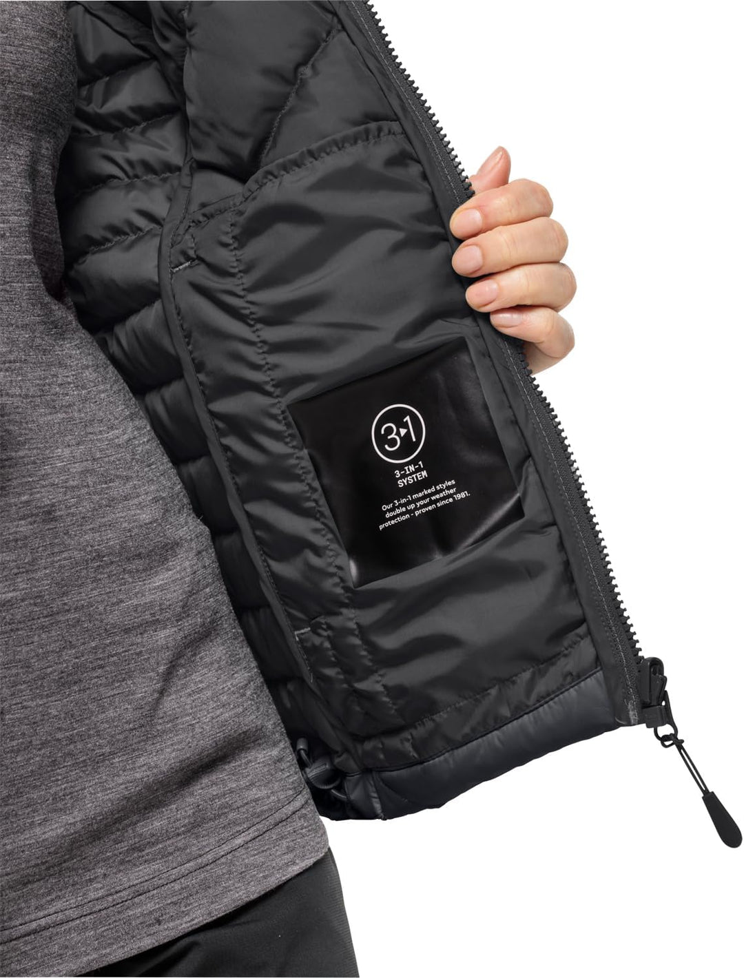 Jack Wolfskin Damen Tundra Down Jkt W Daunenjacke, Schwarz