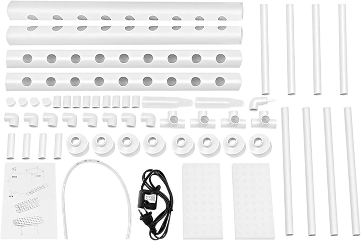 Hydroponic System, Hydroponic Grow Kit, NFT Hydroponic Kit, PVC-U Hydroponic System, Vertikales Gart
