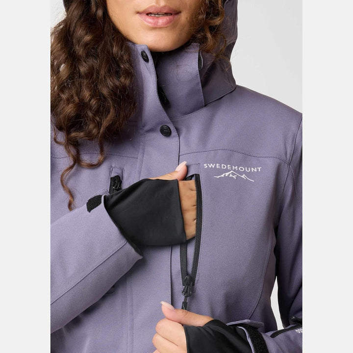 Swedemount Damen Cervinia Skisuit,Skioverall,wind- und wasserdichter Skianzug,Wassersäule 8.000mmAtm