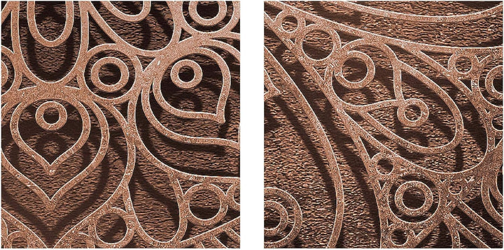 Runa Art - Bilder Mandala 200 x 100 cm 5 Teilig XXL Wanddekoration Design Beige Braun 101251c 200 x