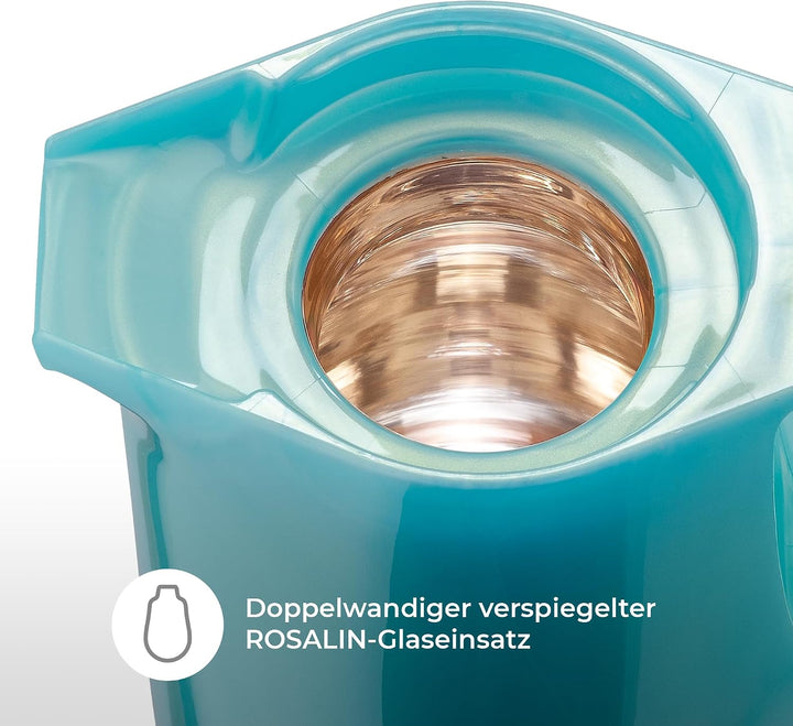 ROTPUNKT Isolierkanne 760 Maxima 1,0 l | Zweifunktions-Drehverschluss | BPA-frei - gesundes Trinken