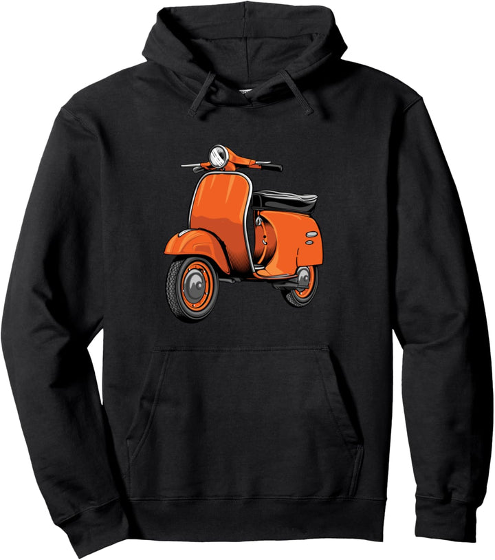 Motorroller Mofa Moped Scooter Rollerfahrer - Roller Pullover Hoodie
