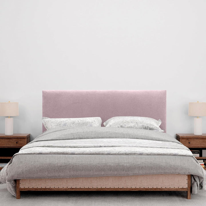 DHOME Kopfteil aus Kunstleder oder Stoff AQUALINE Glattes gepolstertes Kopfteil Luxusbett Kopfteil (