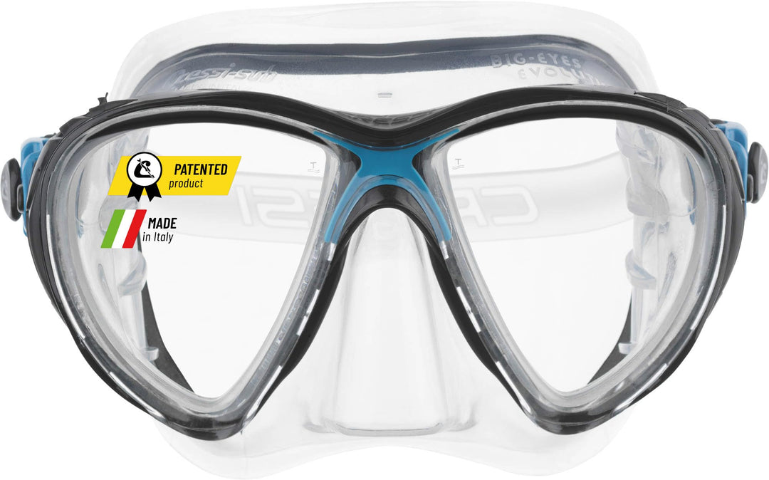 Cressi Big Eyes Evolution - Revolutionäre Erwachsene Tauchmasken Big Eyes Evolution High Quality Mas